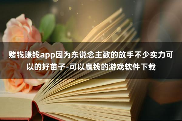 赌钱赚钱app因为东说念主数的放手不少实力可以的好苗子-可以赢钱的游戏软件下载