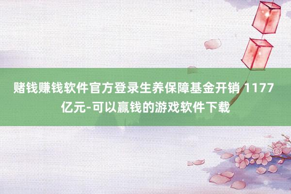 赌钱赚钱软件官方登录生养保障基金开销 1177 亿元-可以赢钱的游戏软件下载